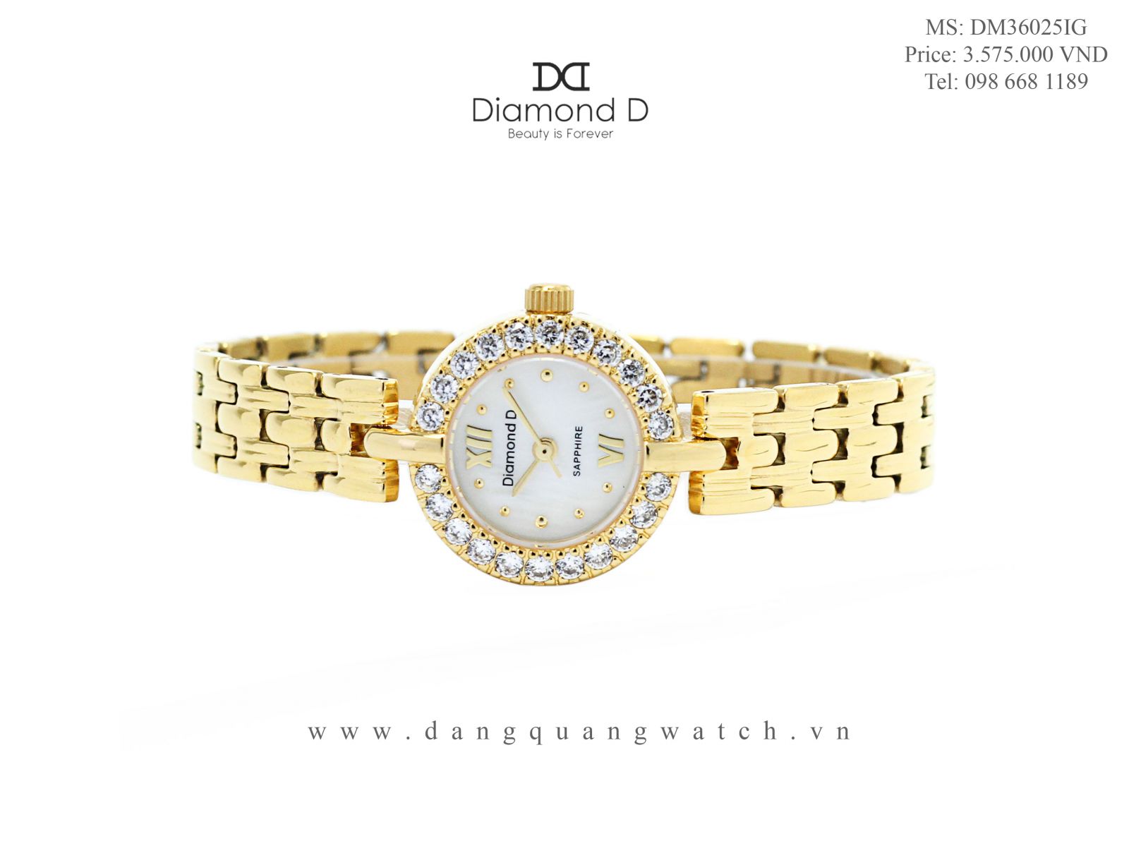 đồng hồ diamond d DM36025IG