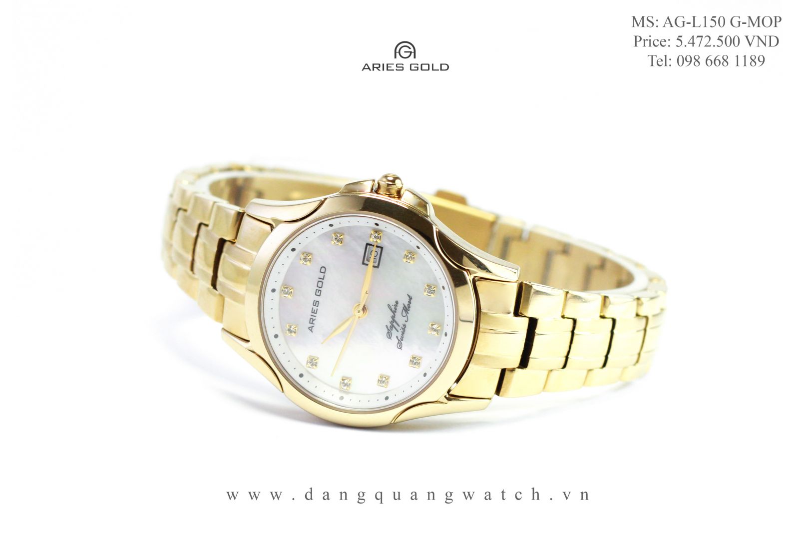 đồng hồ aries gold AG-L150 G-MOP