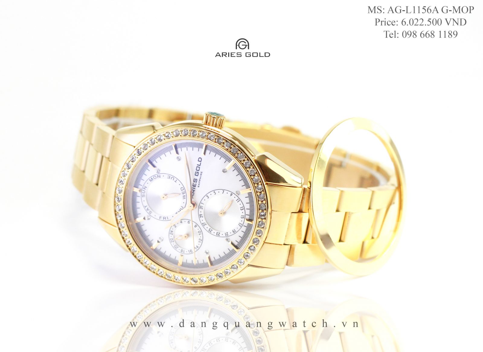 đồng hồ aries gold AG-L1156A G-MOP