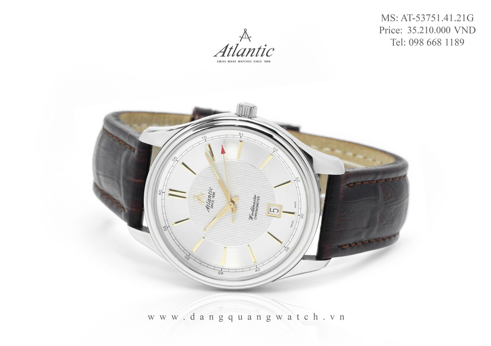 đồng hồ chronometer atlantic 