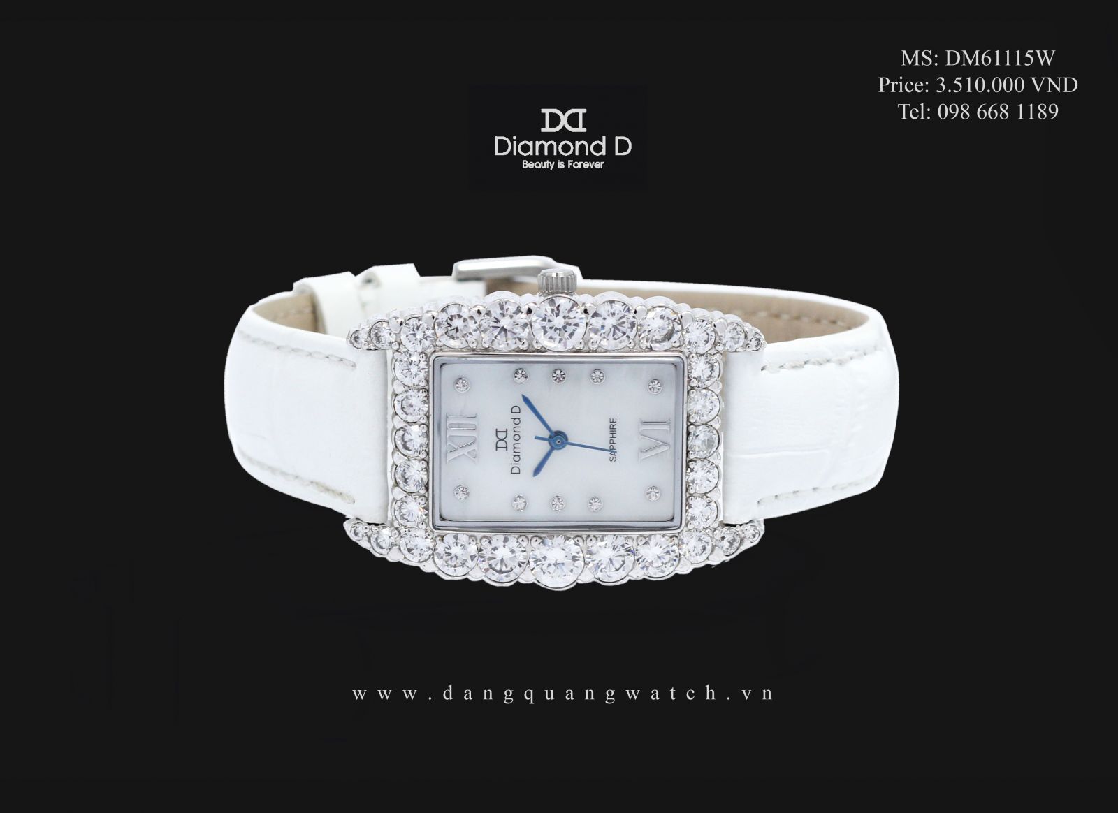 đồng hồ diamond d DM61115W
