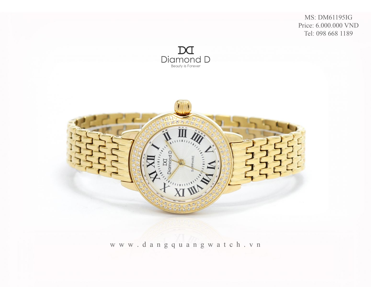 đồng hồ diamond d DM61195IG