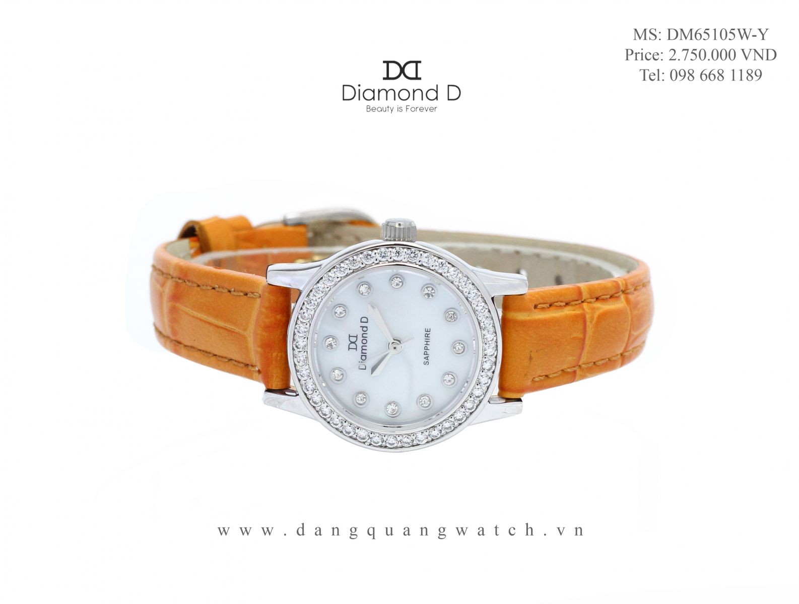đồng hồ diamond d DM65105W-Y