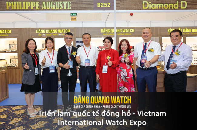 Đăng Quang Watch tham dự triển lãm quốc tế chuyên ngành đồng hồ lần đầu tiên tại Việt Nam