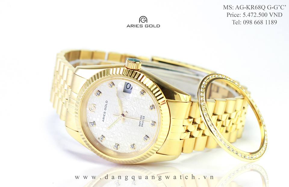 đồng hồ aries gold KR68Q G-G'C'