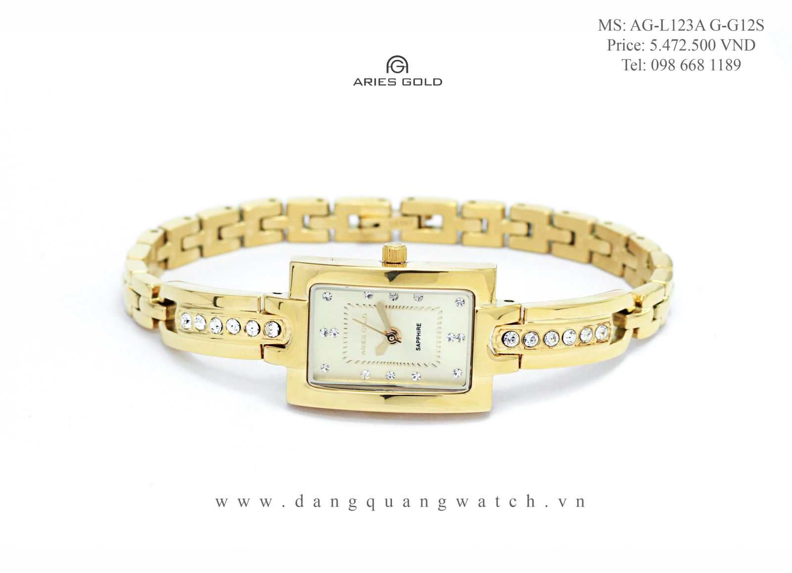 đồng hồ aries gold AG-L123A G-G12S