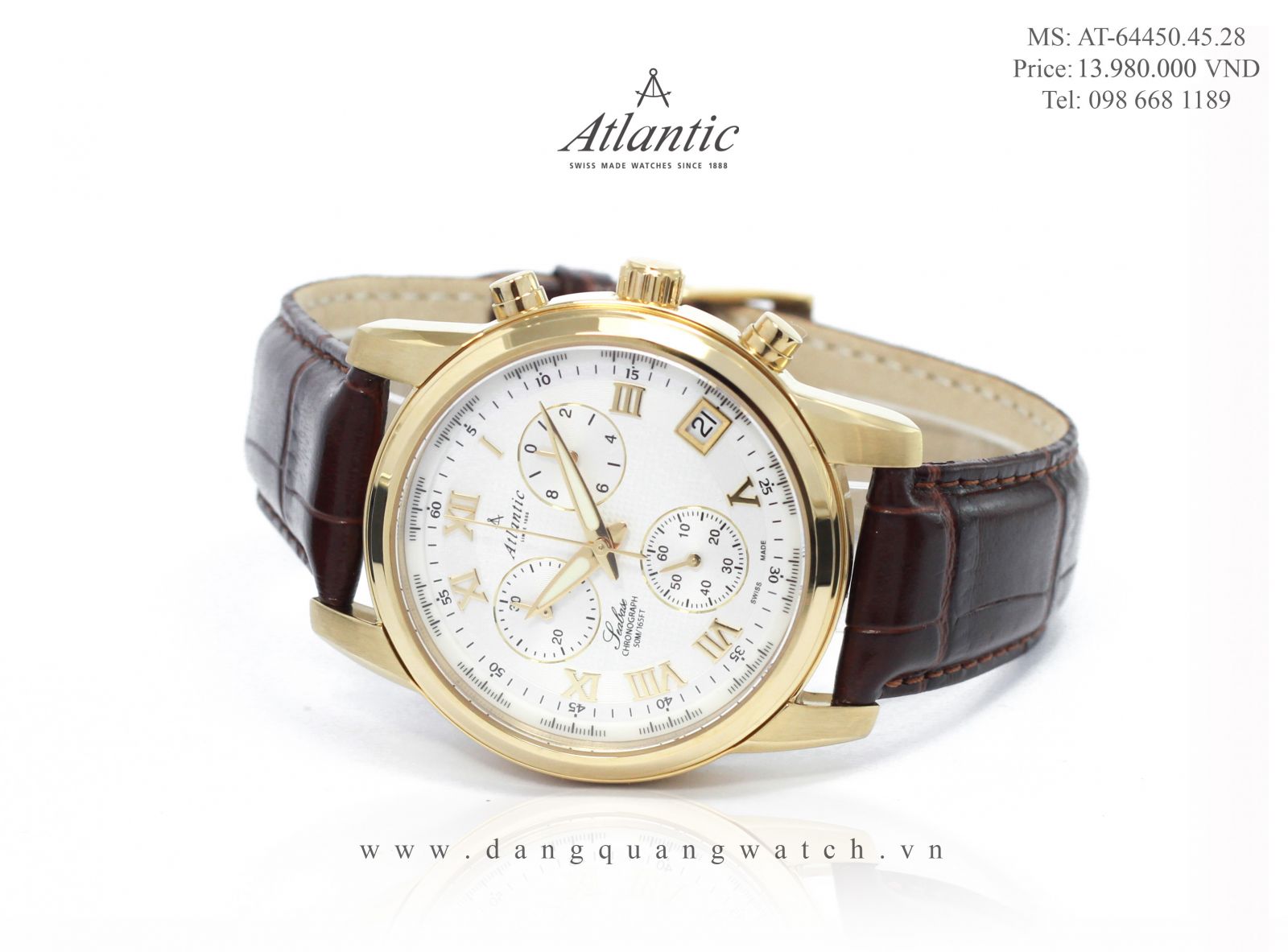 đồng hồ nam atlantic 64450.45.28