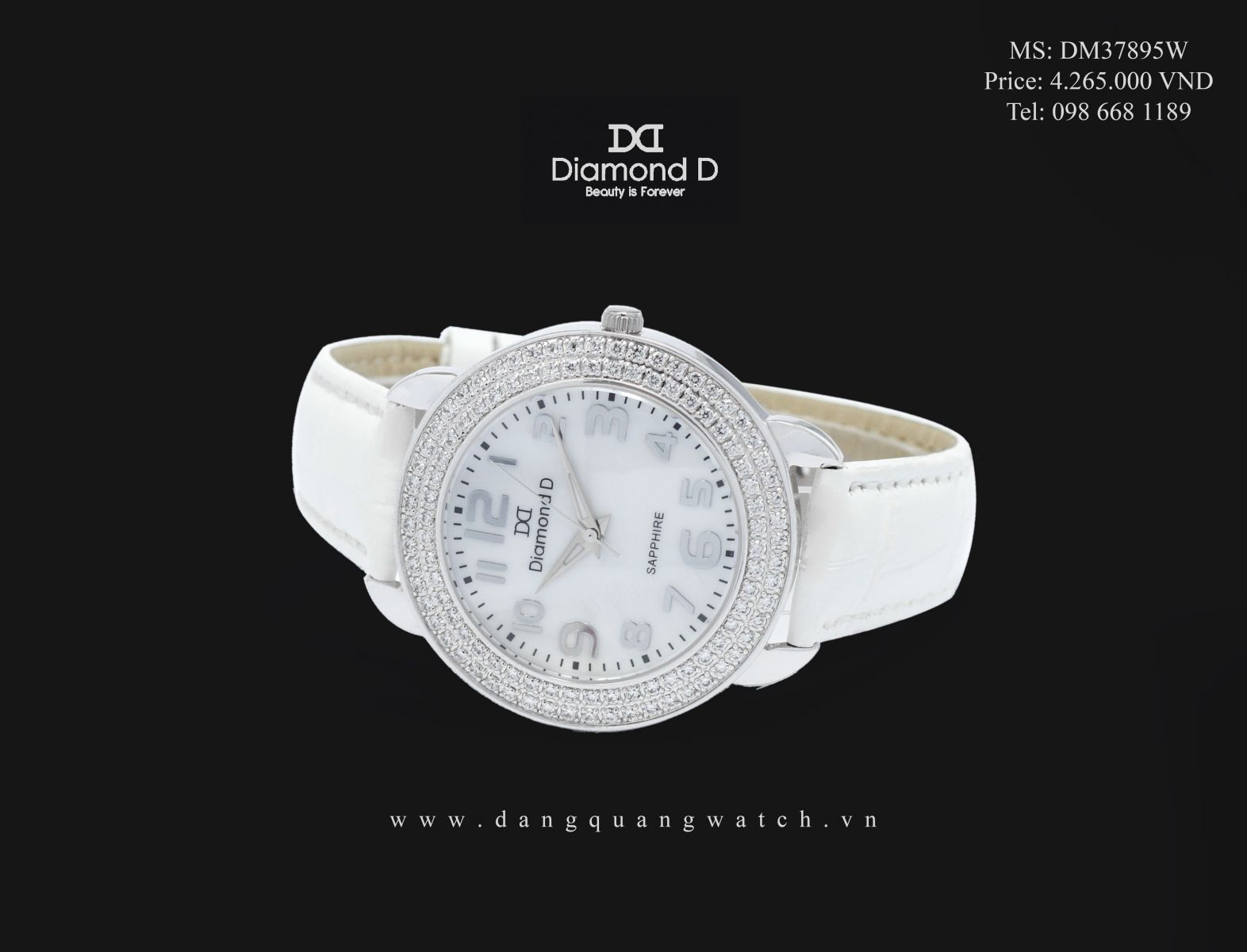 đồng hồ diamond d DM37895W
