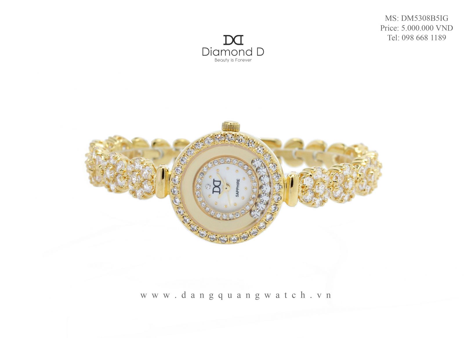 đồng hồ diamond d DM5308B5IG