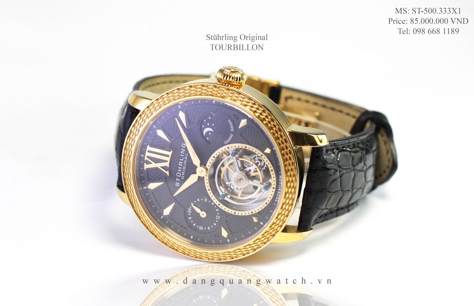 đồng hồ stuhrling tourbillon 500.333X1