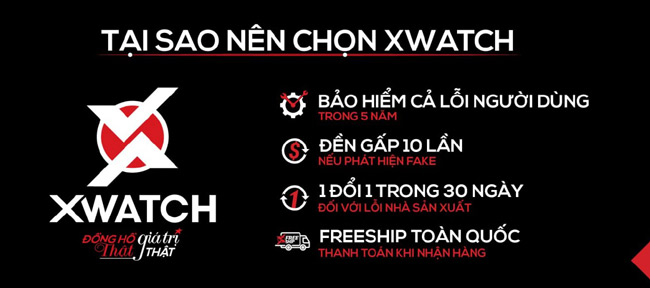 Xwatch đạt cúp vàng “Hàng thật – thương hiệu chính hãng”
