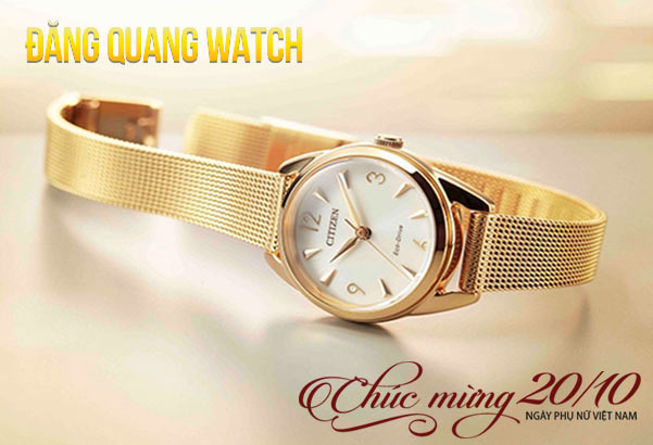 Đồng hồ nữ Citizen Quà tặng 20/10 ý nghĩa