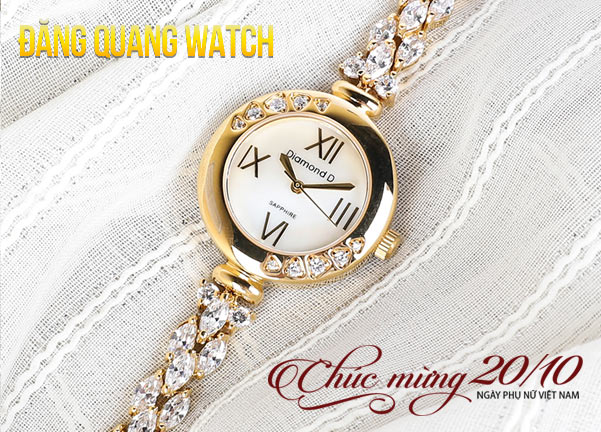 Đồng hồ nữ Diamond D món quà ý nghĩa 20/10