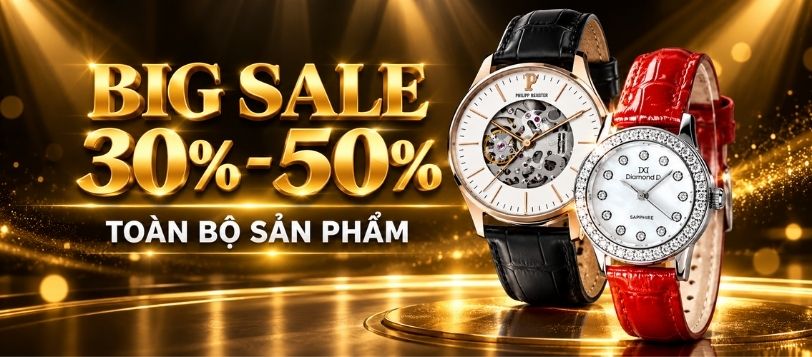 Đăng Quang Watch Thay Giao Diện Mới – Tưng Bừng Giảm Giá Sốc Đến 50%