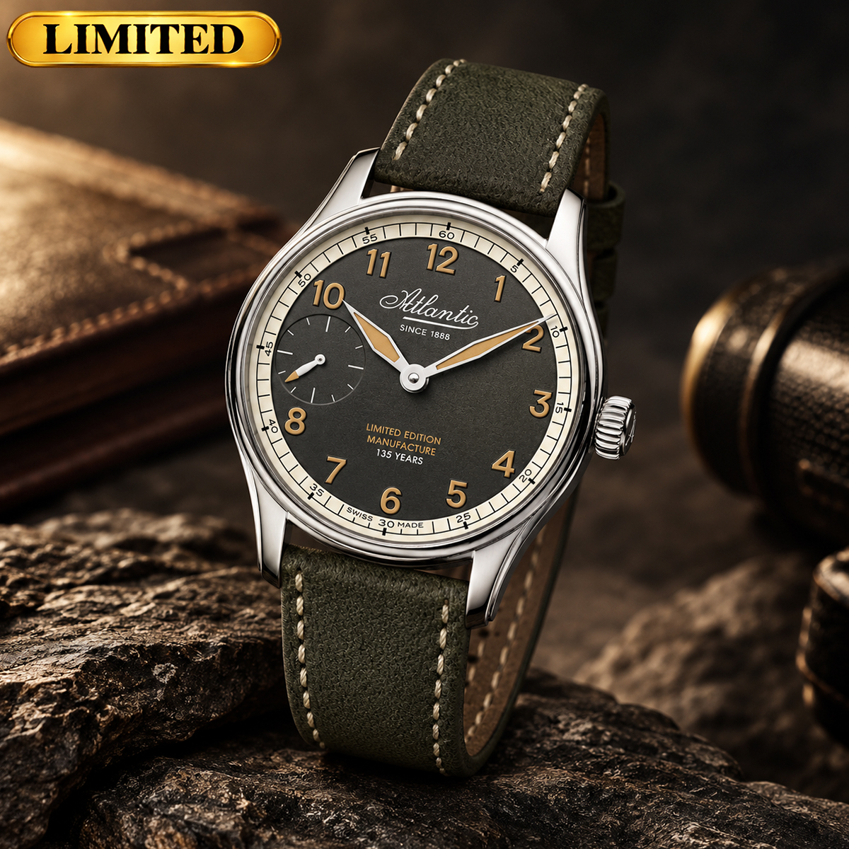 Đồng Hồ Nam Atlantic Swiss AT-52953.41.43 Limited
