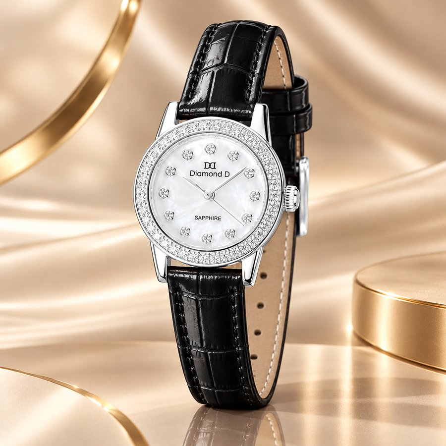 Đồng Hồ Nữ Diamond D DM65105W-B