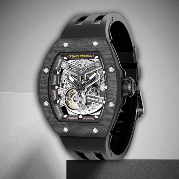 Đồng hồ Tsar Bomba TB8218-04 (1+1) Carbon