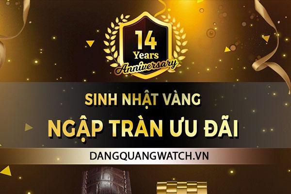 MỪNG ĐĂNG QUANG WATCH SINH NHẬT 14 NĂM - NHẬN NGAY 20 TRIỆU TIỀN MẶT