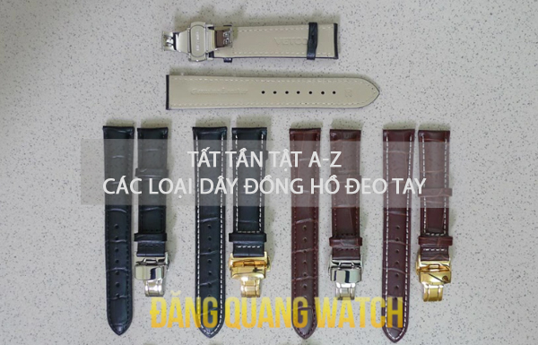 A-Z các loại dây đồng hồ đeo tay HOT nhất thị trường. Cách chọn dây phù hợp