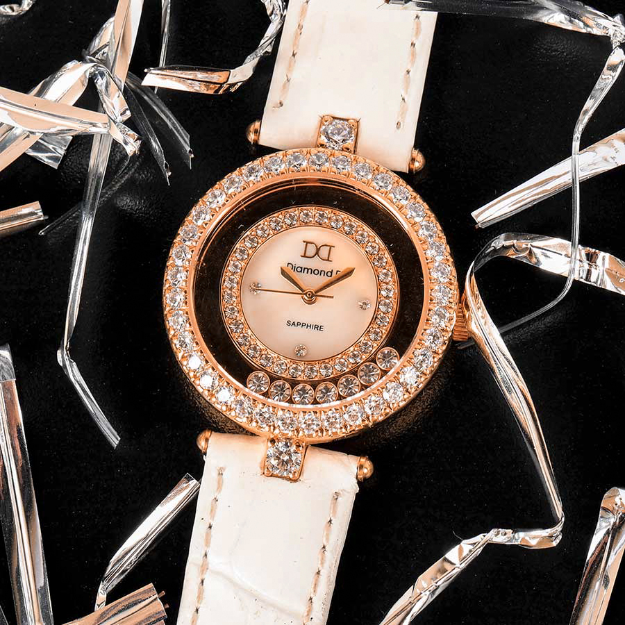 Đồng Hồ Nữ Diamond D DM36285RG-W