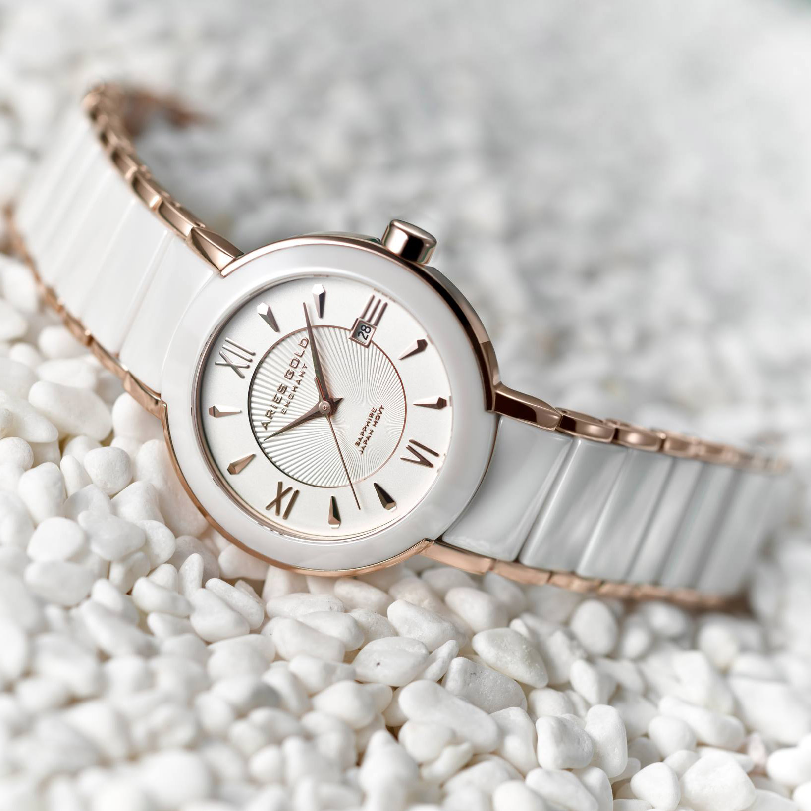 Đồng Hồ Nữ Aries Gold AG-L8146L RD-WHITE