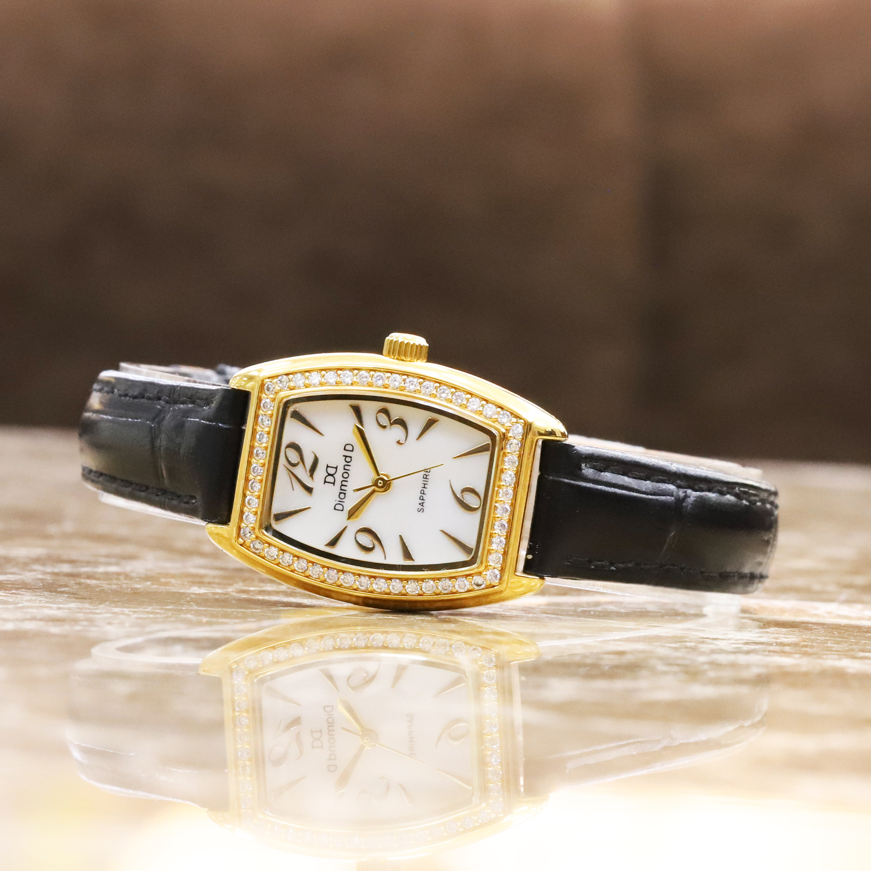 Đồng Hồ Nữ Diamond D DM65085IG-B