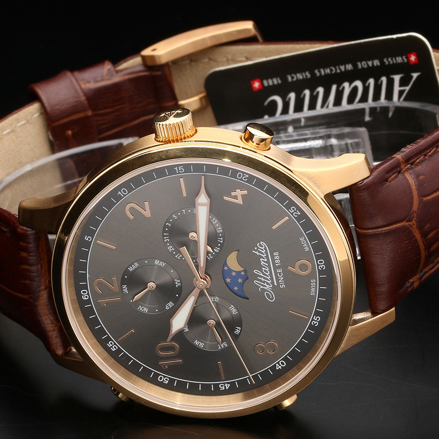 Đồng Hồ Nam Atlantic Swiss AT-68550.44.45R