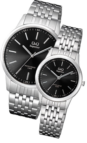 Đồng Hồ Đôi Q&Q Q&Q S280J212Y + Q&Q S281J212Y