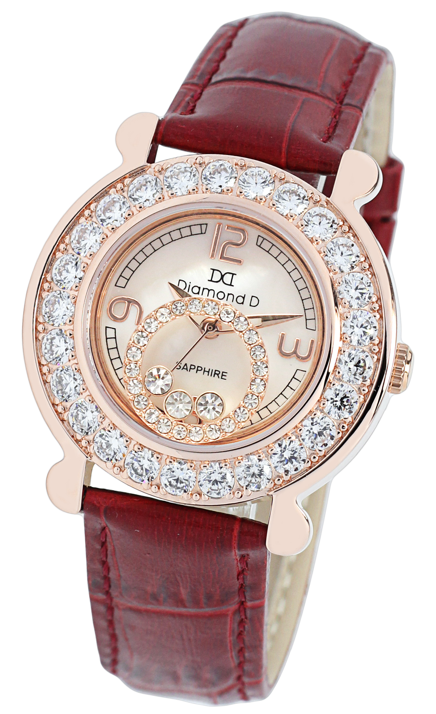 Đồng Hồ Nữ Diamond D DM37735RG-R
